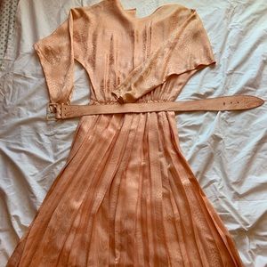 Vintage peach dress